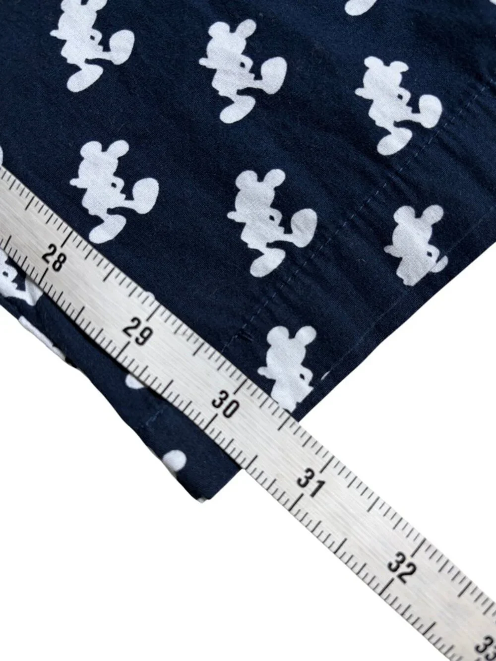 Disney Parks Men's Mickey Mouse Print Pajama Pants (Navy & White) - XXXL